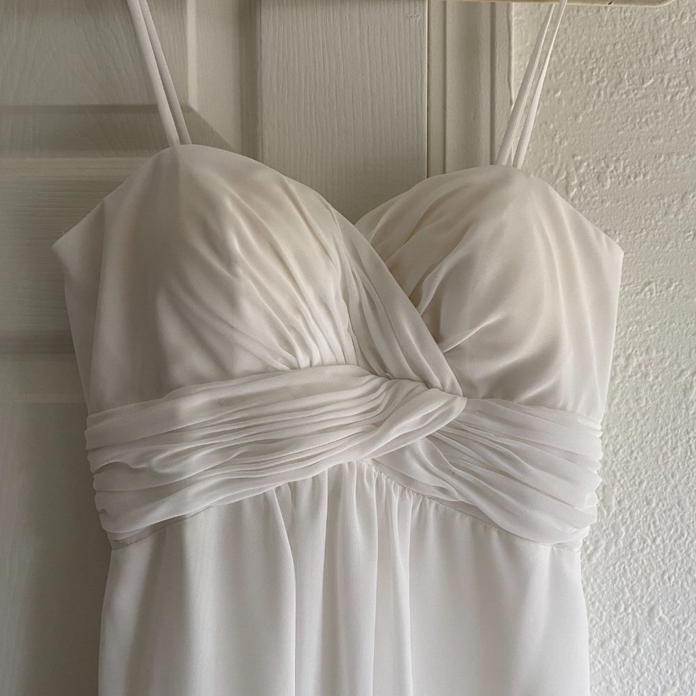 Pretty Maids Sweetheart Dress, Ivory Chiffon 4